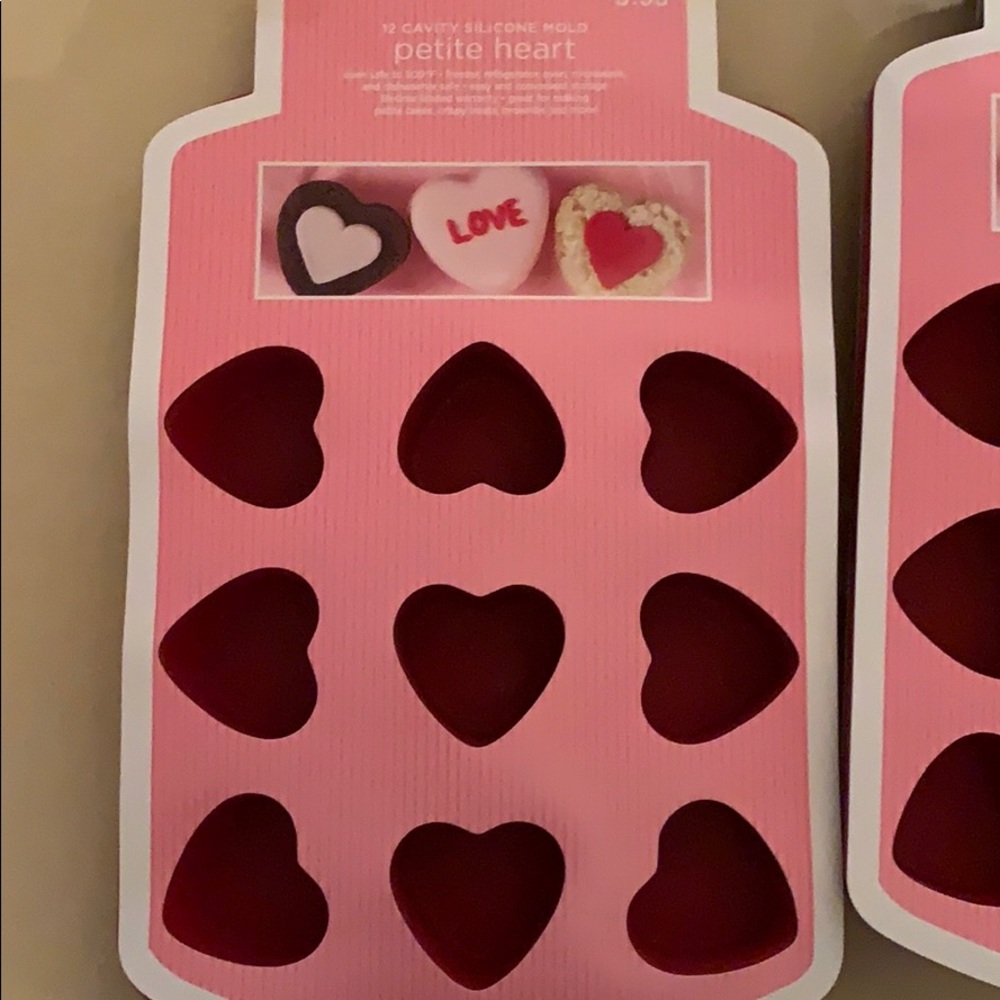 Wilton for Target 12 petit heart silicone mold